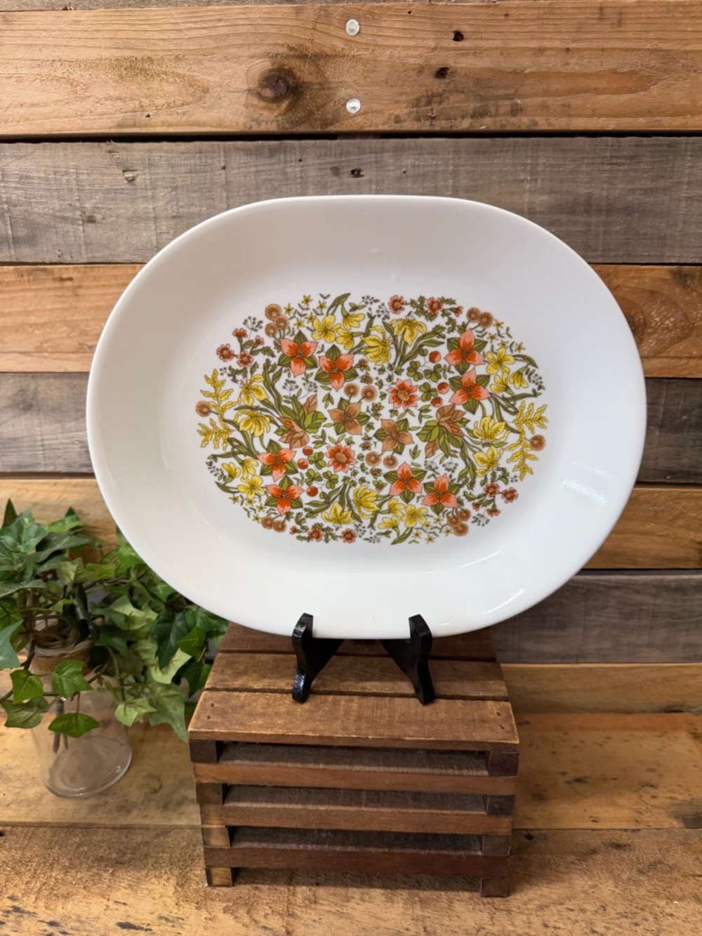 Vintage Indian Summer Platter by Corelle